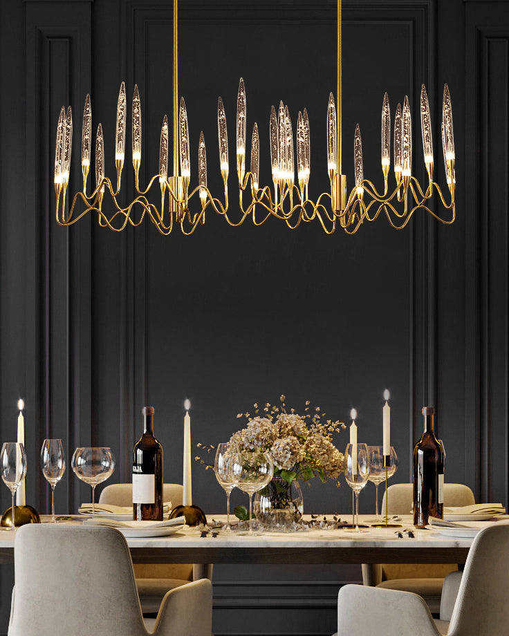 Merlin Crystal Candlestick Chandelier