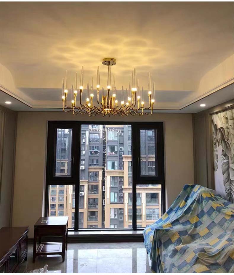 Merlin Crystal Candlestick Chandelier