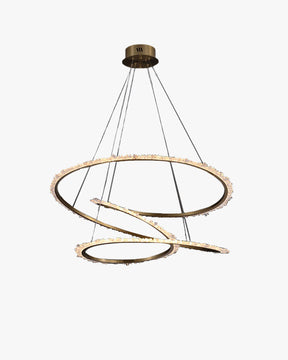 Merlin Crystal Infinity Chandelier