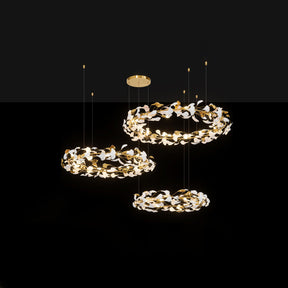 Merlin Gingko Circular Chandelier