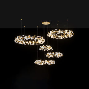 Merlin Gingko Circular Chandelier