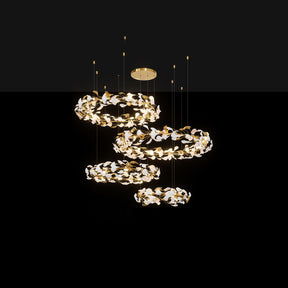 Merlin Gingko Circular Chandelier