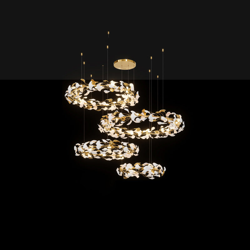 Merlin Gingko Circular Chandelier