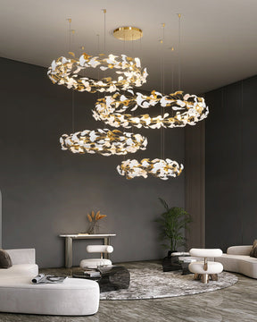 Merlin Gingko Circular Chandelier