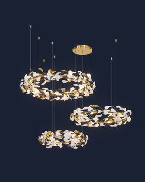Merlin Gingko Circular Chandelier
