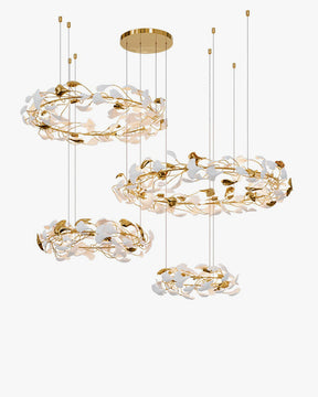 Merlin Gingko Circular Chandelier