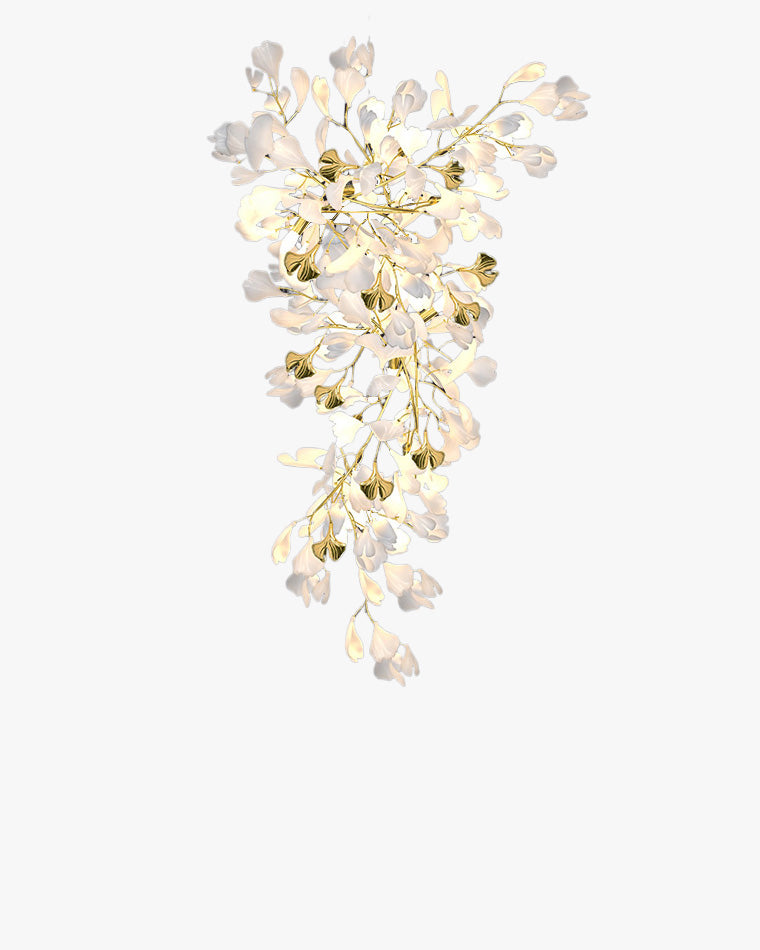 Merlin Gingko Long Staircase Chandelier