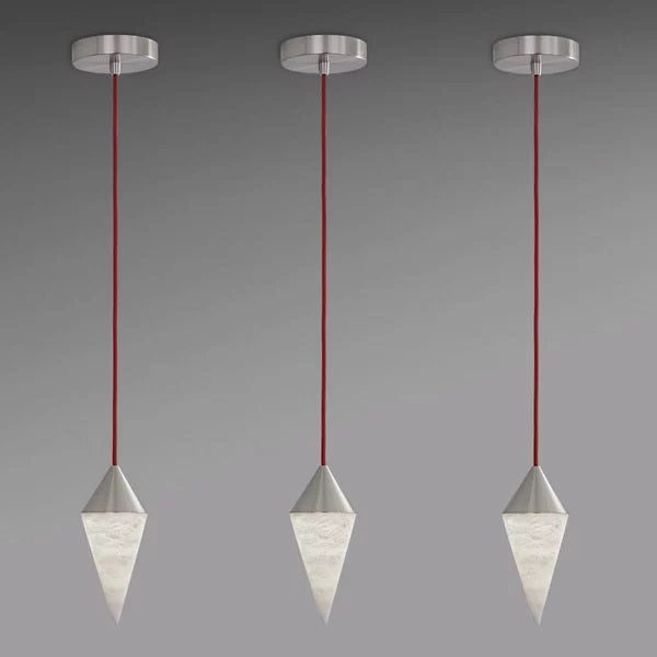 Merlin Hannah Alabaster Chandelier,  Simple Pendant Light