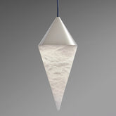 Merlin Hannah Alabaster Chandelier,  Simple Pendant Light
