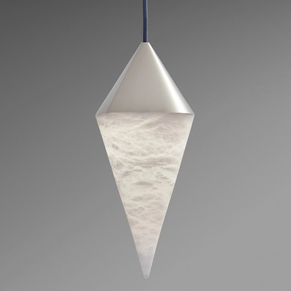 Merlin Hannah Alabaster Chandelier,  Simple Pendant Light