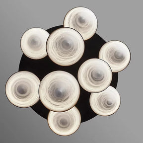 Merlin Hannah Alabaster Chandelier, Upscale Chandelier Lighting