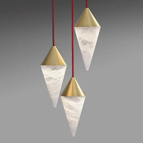 Merlin Hannah Alabaster Chandelier, Upscale Chandelier Lighting