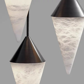 Merlin Hannah Alabaster Chandelier, Upscale Chandelier Lighting