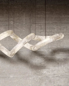 Merlin Infinity Massive Alabaster Chandelier