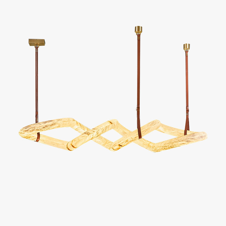 Merlin Infinity Massive Alabaster Chandelier