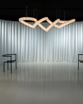 Merlin Infinity Massive Alabaster Chandelier