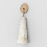 Merlin Javad Alabaster Wall Sconce, Designer Wall Lights