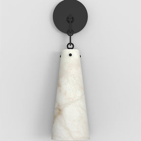 Merlin Javad Alabaster Wall Sconce, Designer Wall Lights