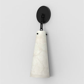 Merlin Javad Alabaster Wall Sconce, Designer Wall Lights