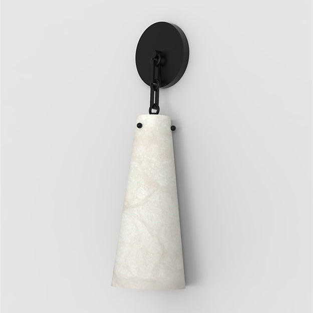 Merlin Javad Alabaster Wall Sconce, Designer Wall Lights