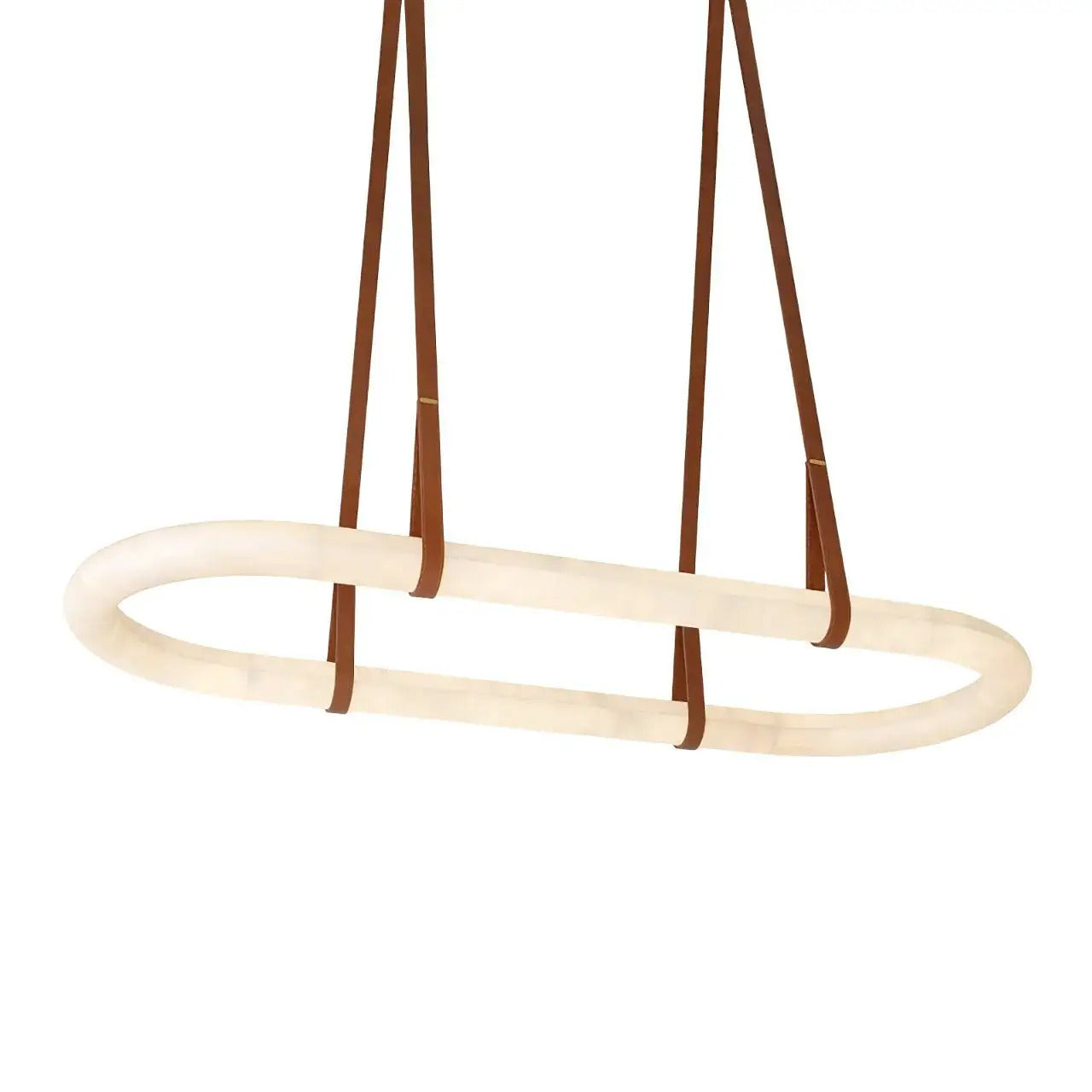 Merlin Lamps Circle Alabaster Chandelier