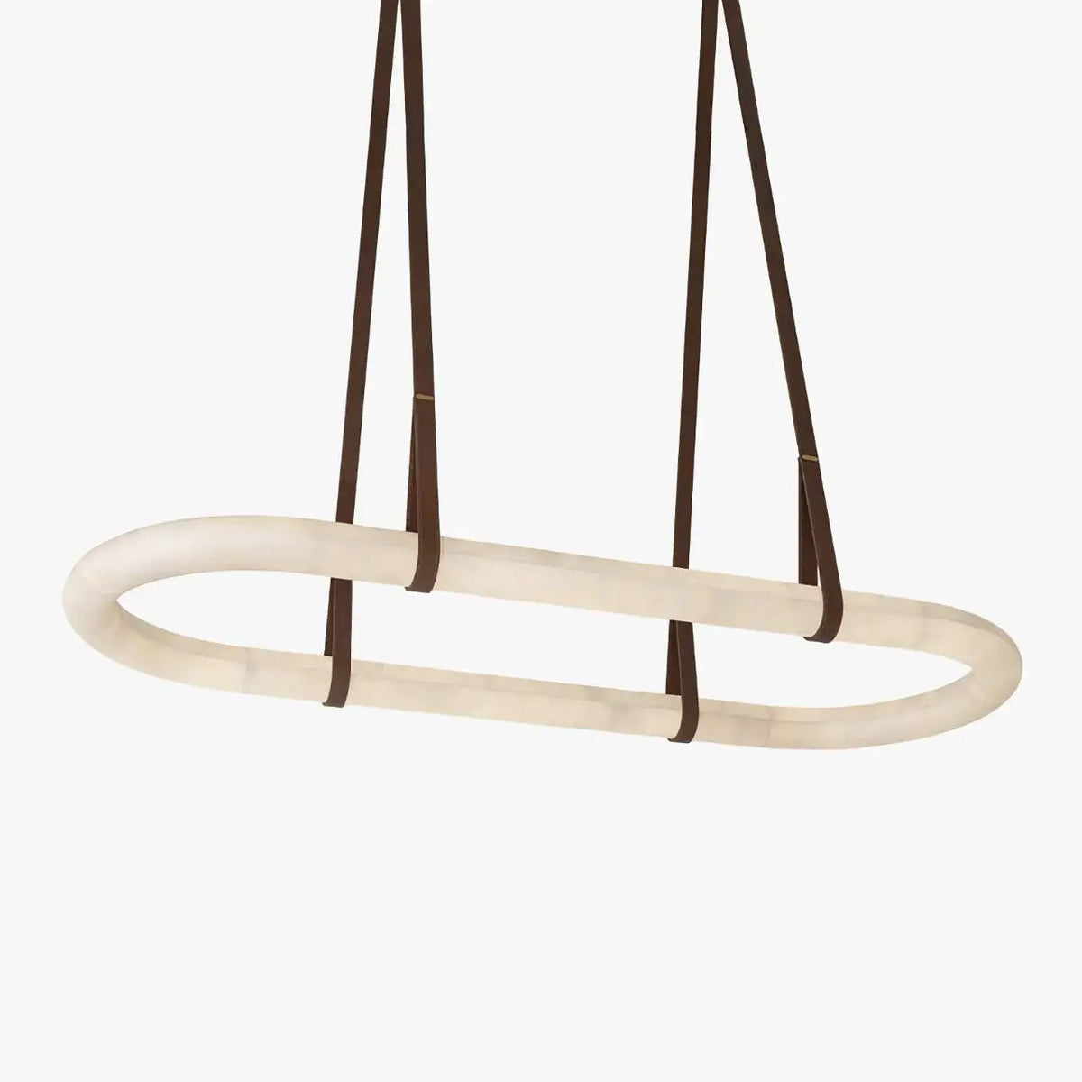 Merlin Lamps Circle Alabaster Chandelier