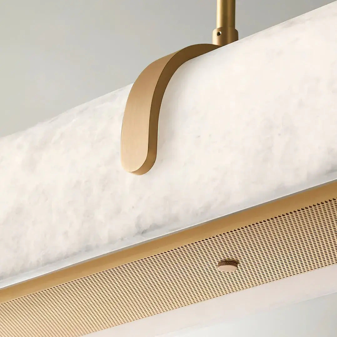 Merlin Lamps Linear Alabaster Chandelier