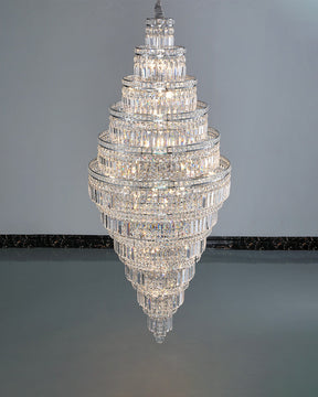 Merlin Large Tiered Crystal Chandelier