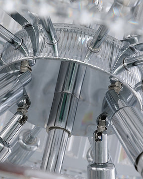 Merlin Large Tiered Crystal Chandelier