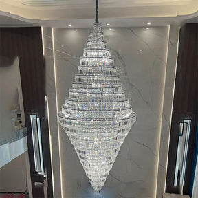 Merlin Large Tiered Crystal Chandelier