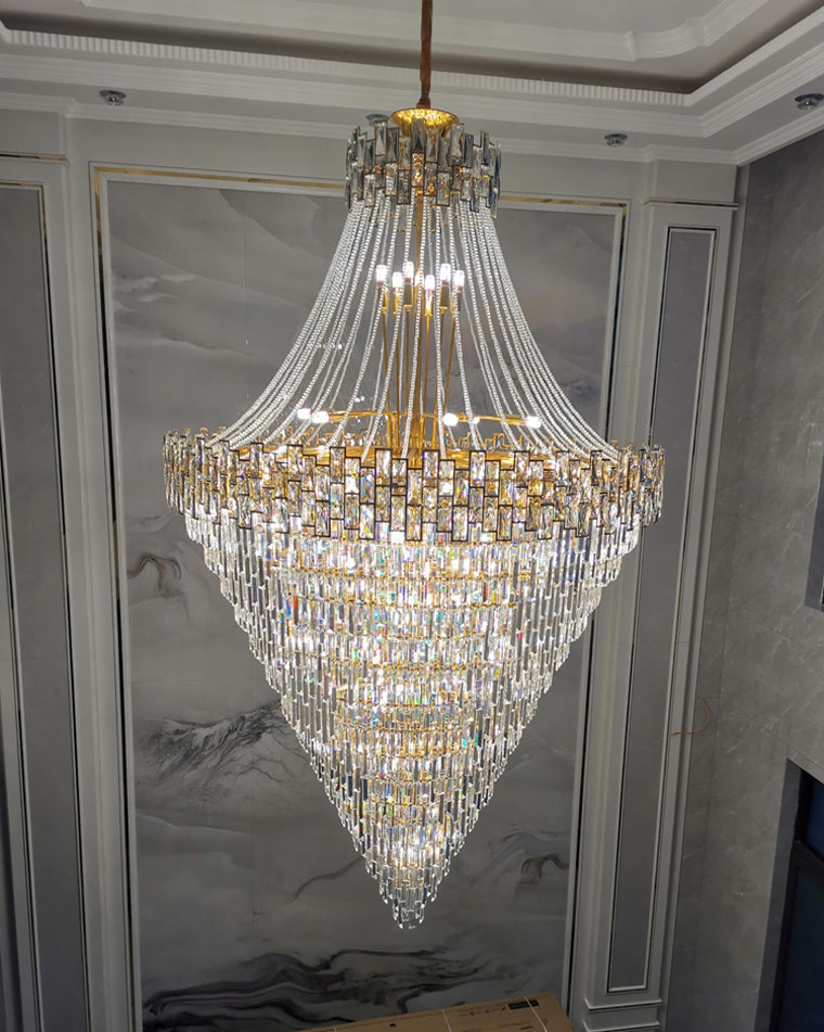 Merlin Massive Tiered Crystal Chandelier