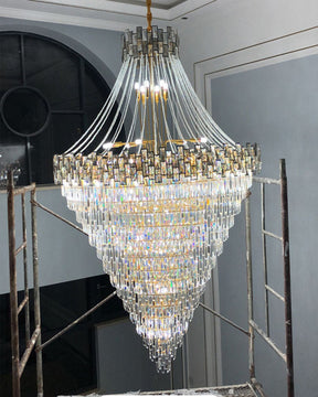 Merlin Massive Tiered Crystal Chandelier