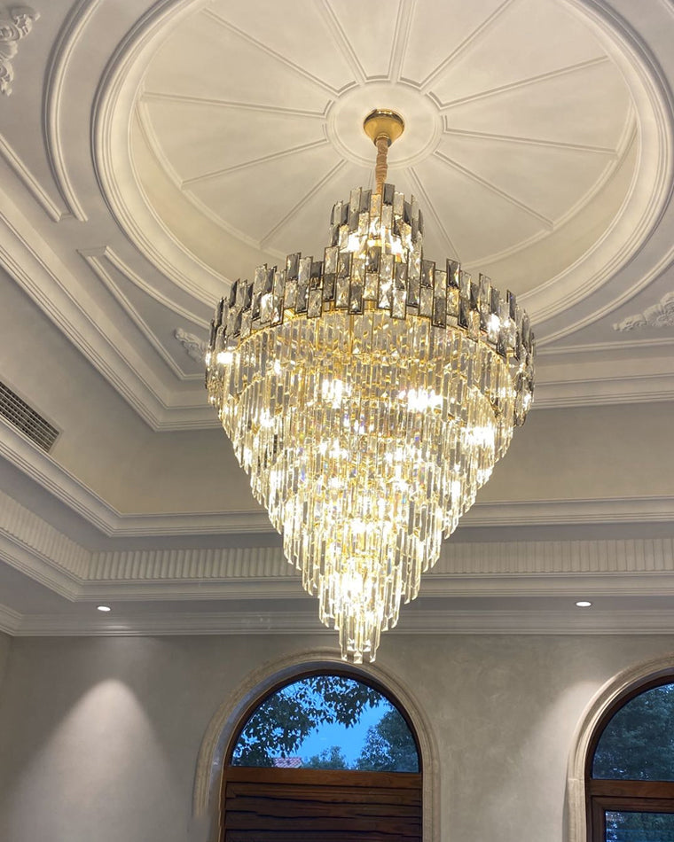 Merlin Massive Tiered Crystal Chandelier