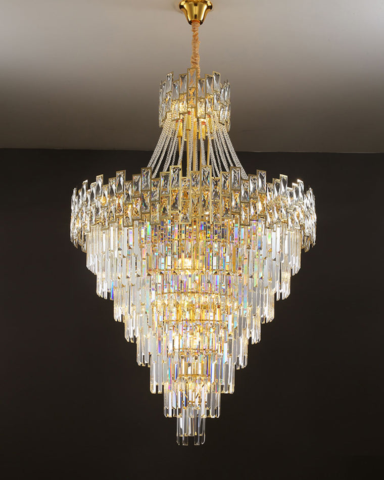 Merlin Massive Tiered Crystal Chandelier
