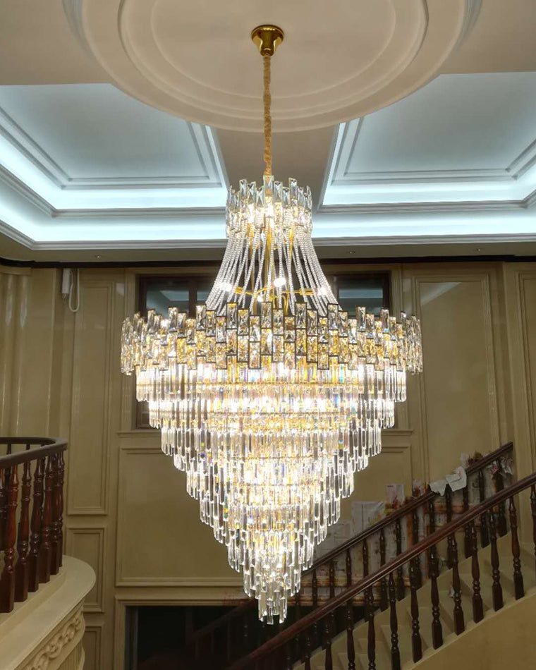 Merlin Massive Tiered Crystal Chandelier