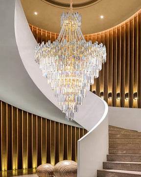 Merlin Massive Tiered Crystal Chandelier