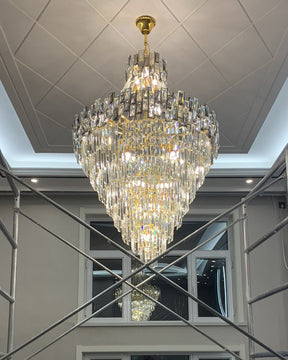 Merlin Massive Tiered Crystal Chandelier