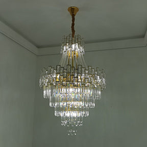 Merlin Massive Tiered Crystal Chandelier