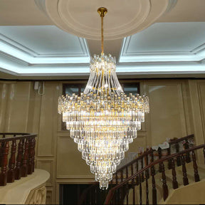 Merlin Massive Tiered Crystal Chandelier