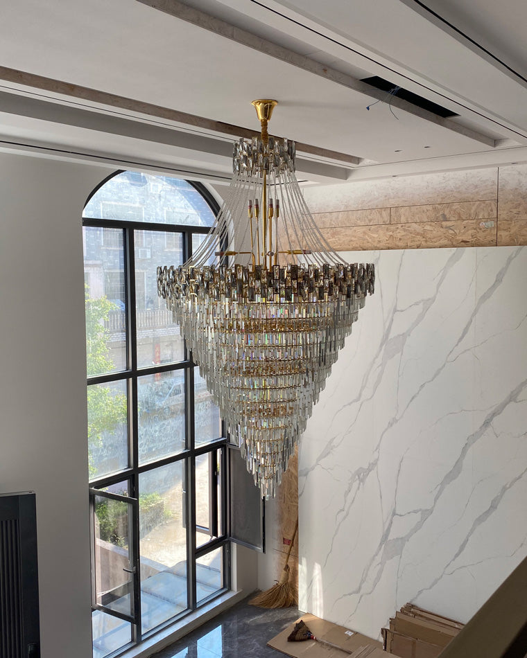 Merlin Massive Tiered Crystal Chandelier