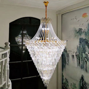 Merlin Massive Tiered Crystal Chandelier