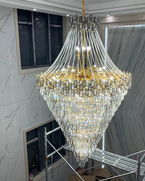 Merlin Massive Tiered Crystal Chandelier