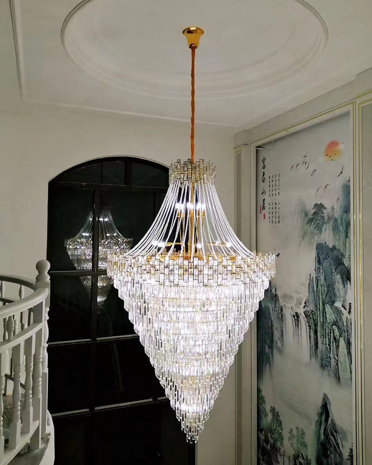 Merlin Massive Tiered Crystal Chandelier