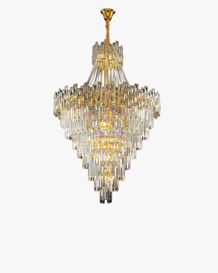 Merlin Massive Tiered Crystal Chandelier