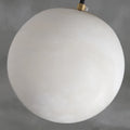 Merlin Modern Luxury Alabaster Ball Pendant Light, Island Mini Pendant Light