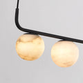 Merlin Modern Luxury Alabaster Global Kitchen Island Pendant 5 Lights