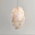 Merlin Modern Luxury Alabaster Lantern Pendant Light, Bar Pendant Light