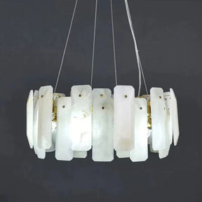 Merlin Moira Alabaster Round Chandelier