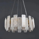 Merlin Moira Alabaster Round Chandelier