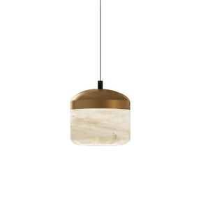 Merlin Queena Modern Alabaster Pendant, Kitchen Island Pendant Light